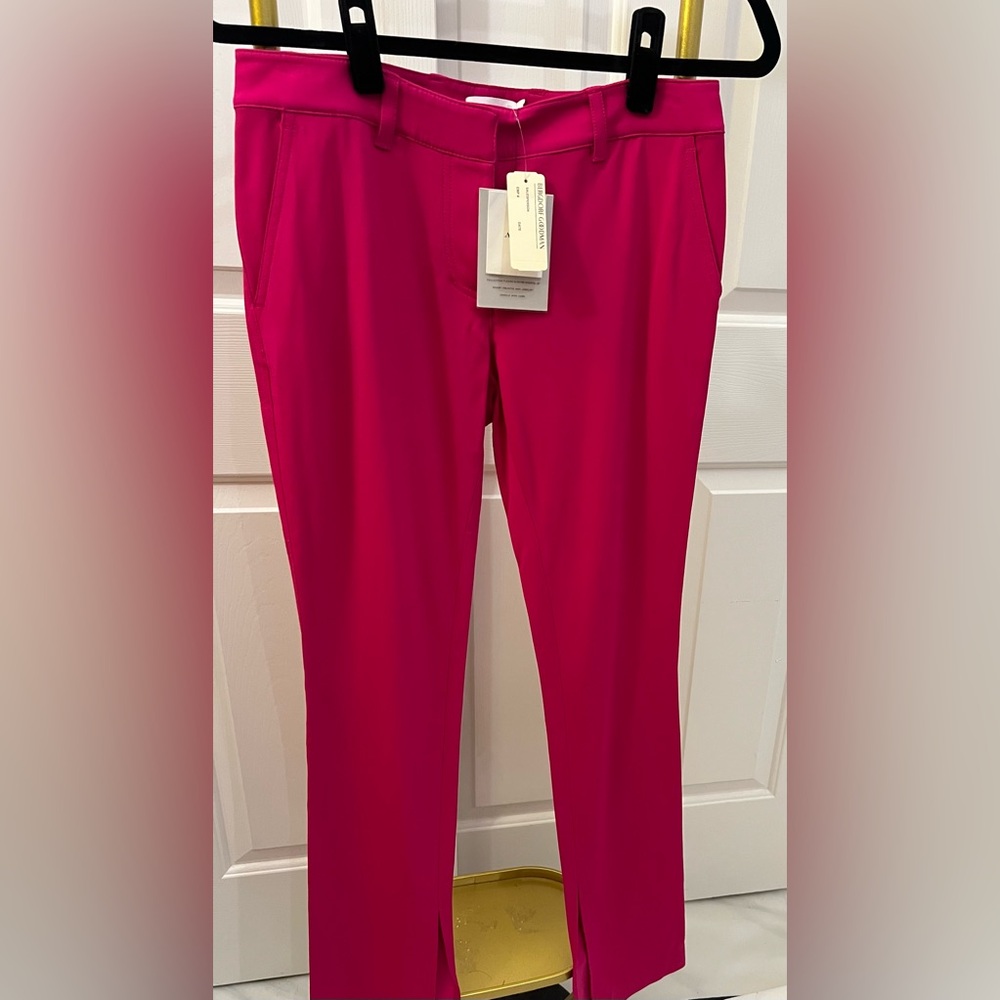 A.L.C. Javier Hot Pink Split Hem Pants Size 2 NWT - Picture 4 of 14